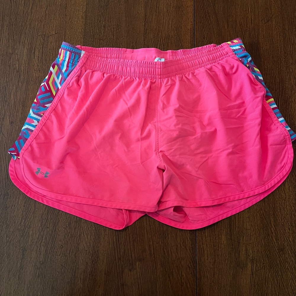 Under Armour Women's Pink Athletic Shorts